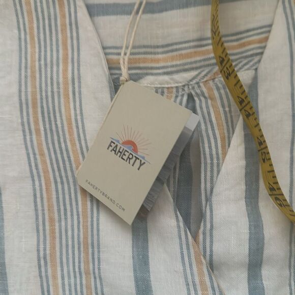 Faherty Beach Days Tunic Dress Luciano Stripe, Size S - Picture 8 of 11